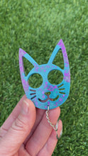 Load and play video in Gallery viewer, Handmade kitty cat self defense key chain
