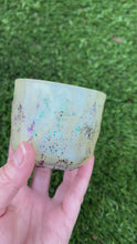 Load and play video in Gallery viewer, Resin handmade planter w/drainage
